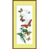 Набор для вышивки крестом Риолис 903 Экзотические бабочки фото