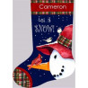 Набор для вышивки Dimensions 71-09149 Snowman Perch Stocking