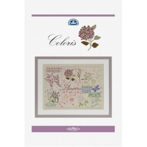 Буклет-схема Coloris - Flowers DMC  15276/22