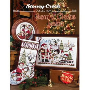 Santa Claus Lane Буклет со схемами для вышивки крестом Stoney Creek BK500