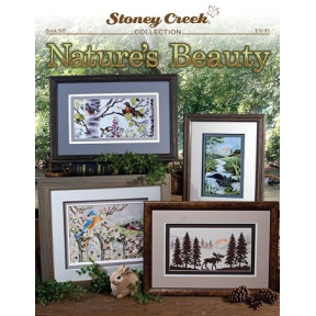 Nature's Beauty Буклет со схемами для вышивки крестом Stoney Creek BK505
