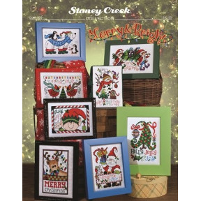 Merry & Bright Буклет со схемами для вышивки крестом Stoney Creek BK509