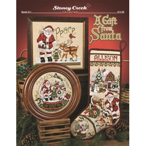 A Gift From Santa Буклет со схемами для вышивки крестом Stoney Creek BK511