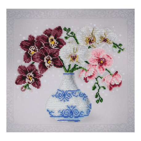 Цветочный этюд Набор для вышивания бисером ВДВ ТН-0803 фото