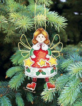 Набір для вишивання хрестиком Crystal Art Серія Новорічні іграшки Т-02 Т-02ч фото