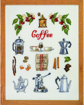 Набір для вишивання "Час кави (Coffee time)" PERMIN 70-1481 фото