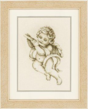 Ангел з флейтою Набір для вишивання хрестиком Vervaco PN-0021858 PN-0021858 фото
