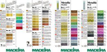 Карта кольорів Metallic для рукоділля №4,6,8,10,12,20,25 Spectra 116 116мд фото