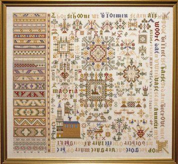 Набор для вышивания Permin 39-8406 Sampler Antique 39-8406 фото