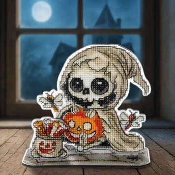 Скелет с насекомыми Набор для вышивания нитками на пластиковой основе Wonderland Сrafts FLX-122 FLX-122 фото