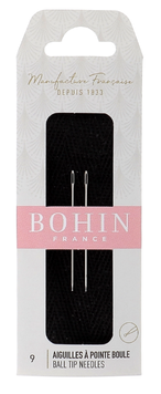 Ball needle 34mm X 0.60mm (2шт.) Набір голок для вишивання з кулькою Bohin 98993 98993 фото