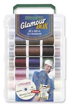 Glamour 200м+диск CD (40xGlamour 200м, 2xBobbinfil 1500м) 8060 8060м фото
