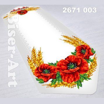 Ранер Заготовка для вишивки бісером Biser-Art 2671003ба 2671003ба фото