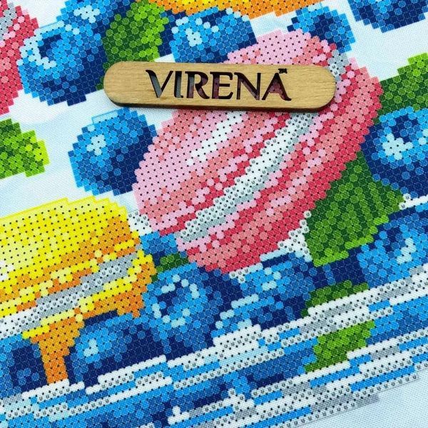 Макаруны с ягодами Схема для вышивания бисером Virena А3Н_590 А3Н_590 фото
