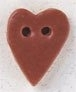 86378 Matte Cinnabry Folk Heart Mill Hill Button MH86378 фото