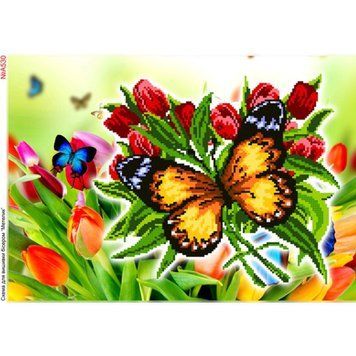 Бабочки Схема для вышивки бисером Biser-Art A530ба A530ба фото