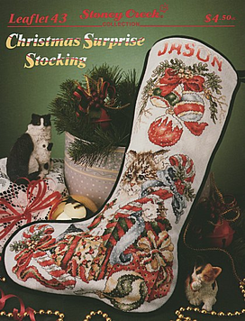Christmas Surprise Stocking Схема для вишивання хрестиком Stoney Creek LFT043 LFT043 фото