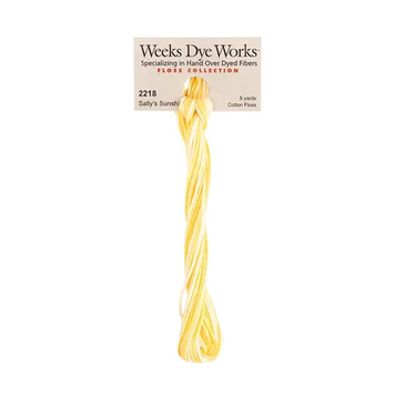 Муліне ручного фарбування Weeks Dye Works 2218 Sally's Sunshine WDW2218 фото