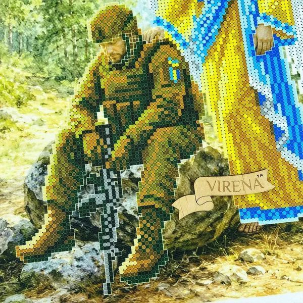 Ангел хранитель военных Схема для вышивания бисером ТМ VIRENA КВ 3026 КВ 3026 фото