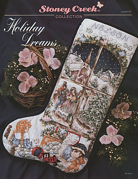 Holiday Dreams Stocking Схема для вишивання хрестиком Stoney Creek LFT063 LFT063 фото