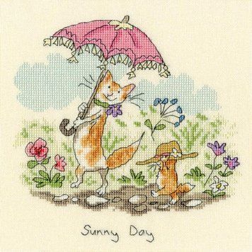 Набір для вишивання хрестиком Sunny day Сонячний день Bothy Threads XAJ7 XAJ7 фото