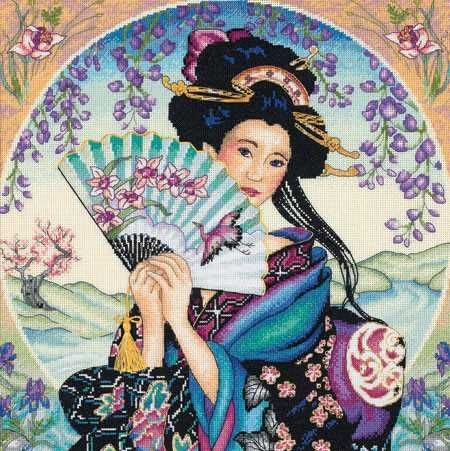 Набір для вишивки Dimensions 35206 The Enchanting Geisha | купити