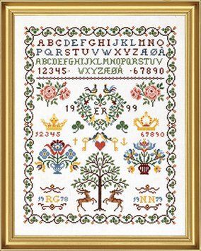 Набор для вышивания Eva Rosenstand Sampler 12-538 12-538 фото