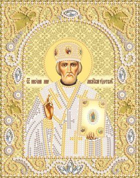 НИК-5325 Набір для вишивання бісером Марічка Ікона Св.Микола Чудотворець НИК-5325 фото