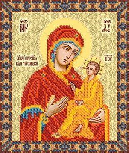 Рисунок на ткани Марічка РИП-037 Тихвинская икона Божией Матери РИП-037 фото