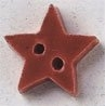 86355 Mocha Red Very Small Star Mill Hill Button MH86355 фото