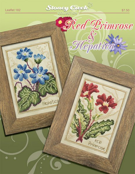 Red Primrose & Hepatica Схема для вышивки крестом Stoney Creek LFT182 LFT182 фото