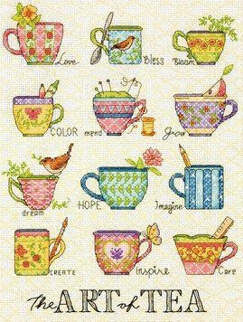 Набір для вишивання Dimensions 70-35335 The Art of Tea / Мистецтво чаю 70-35335 фото