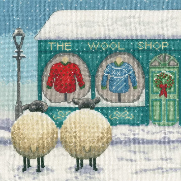 Набір для вишивання хрестиком "Магазин вовни//The Wool Shop" Bothy Threads XLP18 фото