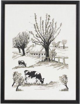 Набор для вышивания Permin 70-1109 Cows 70-1109 фото