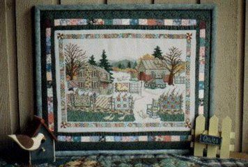 Схема вишивки хрестиком Log Cabin Quilt Show Linda Myers NS-04 фото
