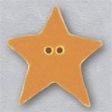 86404 Large Tangerine Star Mill Hill Button MH86404 фото