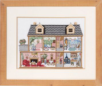 Набор для вышивания Permin 92-7435 Antique dollhouse 92-7435 фото