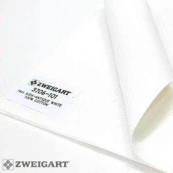 Star-Aida 14 50*55см молочный Ткань для вышивания Zweigart 3706/101-5055 3706/101-5055 фото