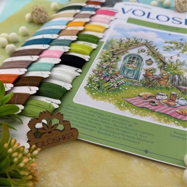 Пікнік Набір для вишивання хрестом (рівномірна канва) VOLOSHKA VMC_1040_Print_R VMC_1040_Print_R фото