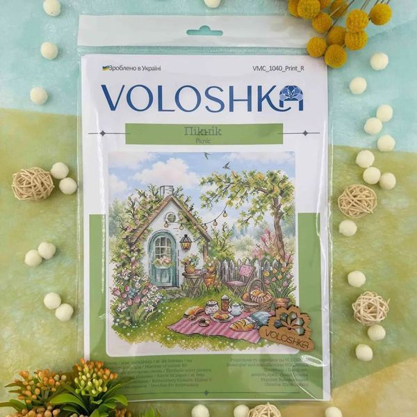 Пікнік Набір для вишивання хрестом (рівномірна канва) VOLOSHKA VMC_1040_Print_R VMC_1040_Print_R фото