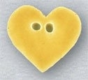 86401 Small Bright Yellow Heart Mill Hill Button MH86401 фото