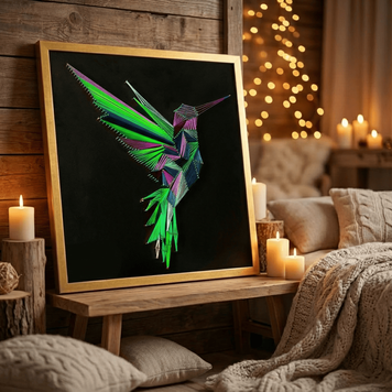 Набір String Art Colibri розмір 50х50 см EX-075 фото