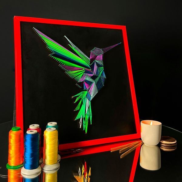 Набір String Art Colibri розмір 50х50 см EX-075 фото