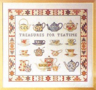 Набор для вышивания Permin 39-2410 Tea-time 39-2410 фото