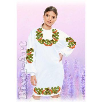 Сукня (габардин) Заготовка для вишивки бісером або нитками Biser-Art 6031-б-г 6031-б-г фото