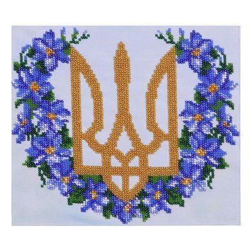 Герб с барвинком Схема для вышивания бисером VDV Т-0421 Т-0421 фото