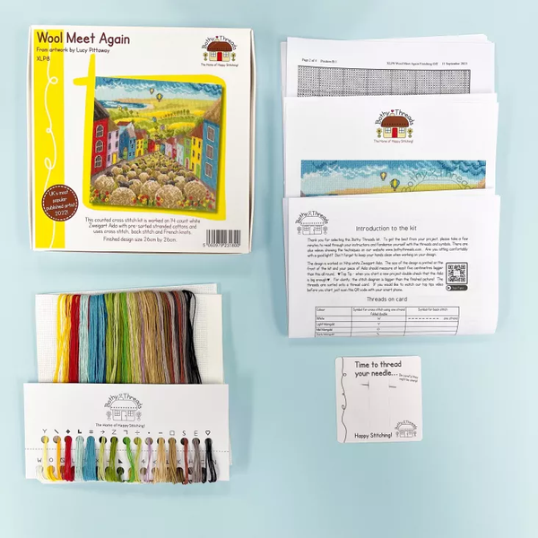 Набір для вишивання хрестиком "Нова зустріч//Wool Meet Again" Bothy Threads XLP8 фото