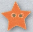 86408 Small Tangerine Star Mill Hill Button MH86408 фото