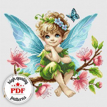 Весняні мрії Електронна схема для вишивання хрестом Wonderland Сrafts WLP-011 WLP-011 фото