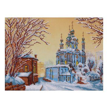 Андреевский спуск зимой Схема для вышивания бисером VDV Т-0466 Т-0466 фото